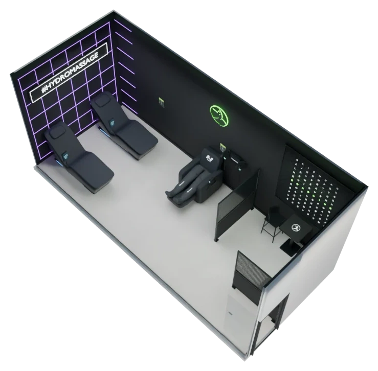 Maquette de l’espace Recovery & Checkup